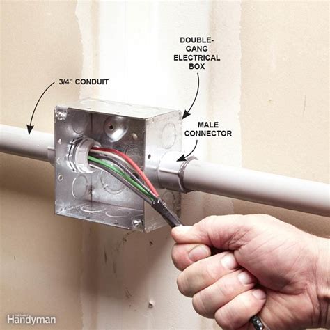 use junction box as transition to flex|transition between conduit and connector.